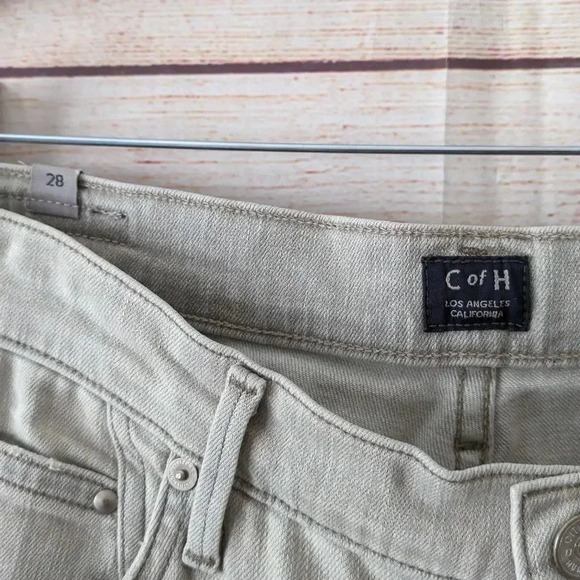 Citizens of Humanity Size 28 Rocket Crop High Rise Skinny Jeans Greenish Gray - Picture 7 of 14